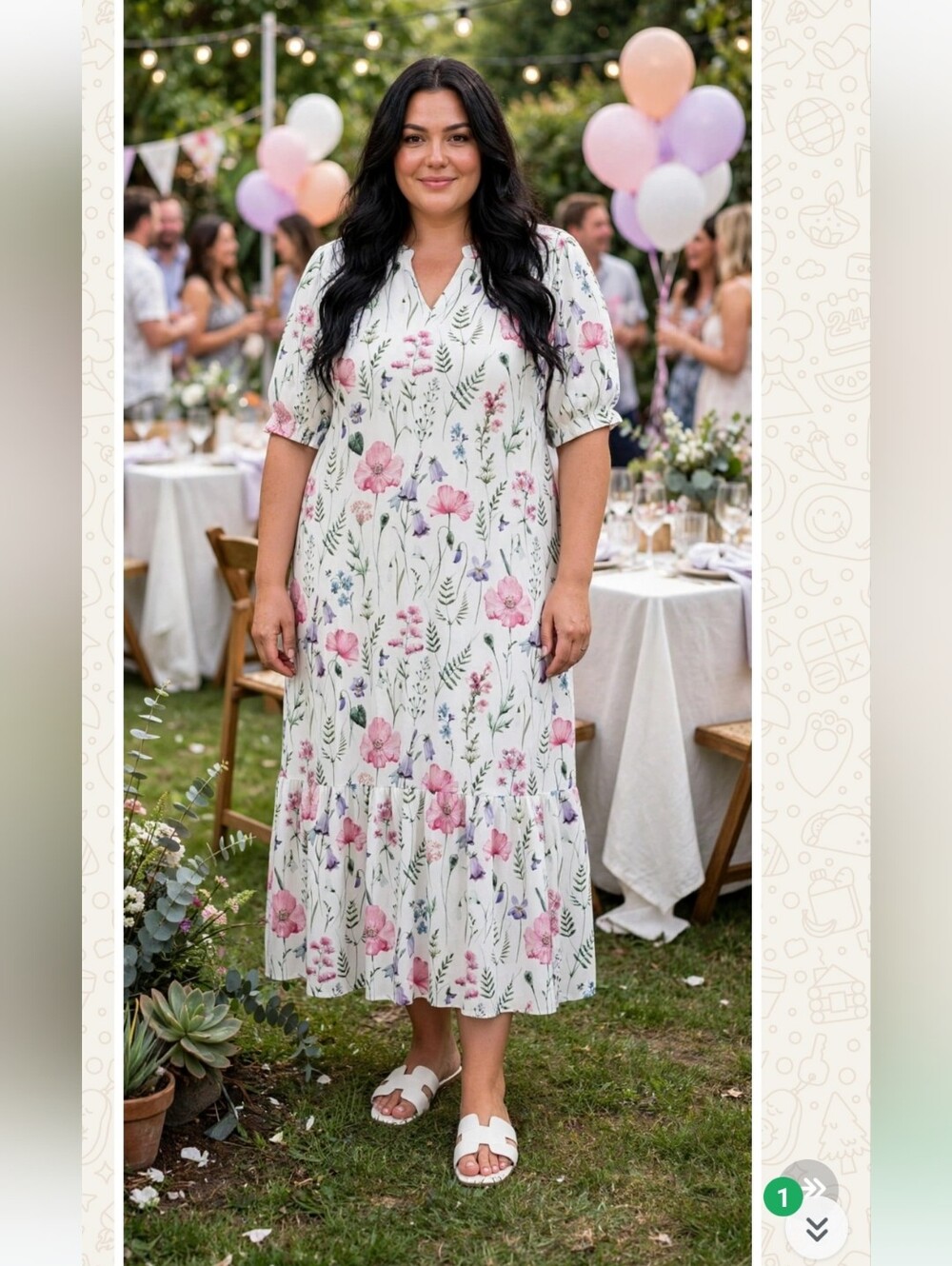 Floral Midi Dress